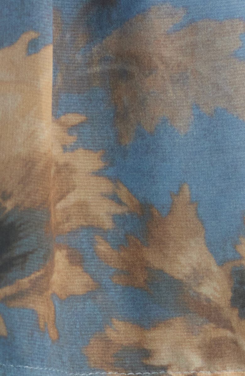 KOBI HALPERIN Belle Long Sleeve Midi Dress, Alternate, color, Skyline Multi