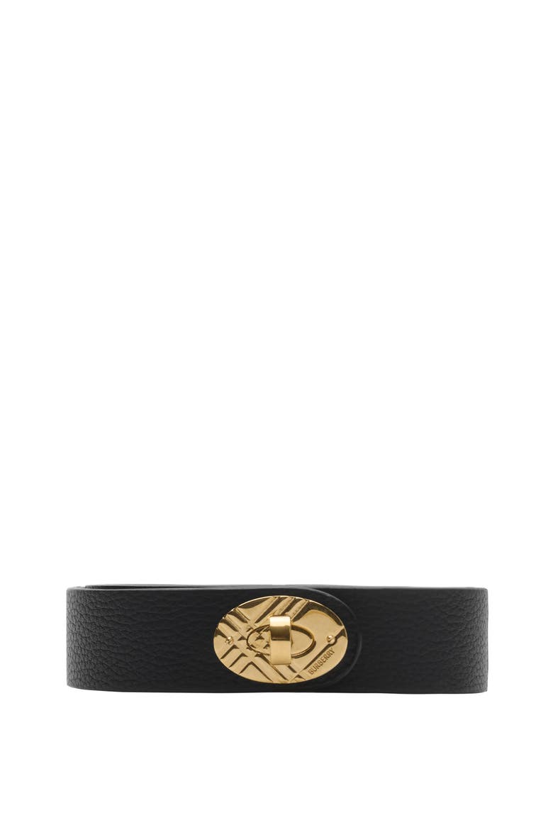 Leather Cotswolds Belt, Main, color, Black/gold