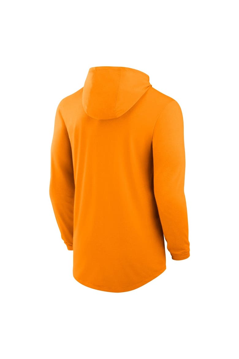 Men's Nike Tennessee Orange Tennessee Volunteers Classic Arch Tri-Blend Performance Long Sleeve Hoodie T-Shirt, Alternate, color, Tennessee Orange