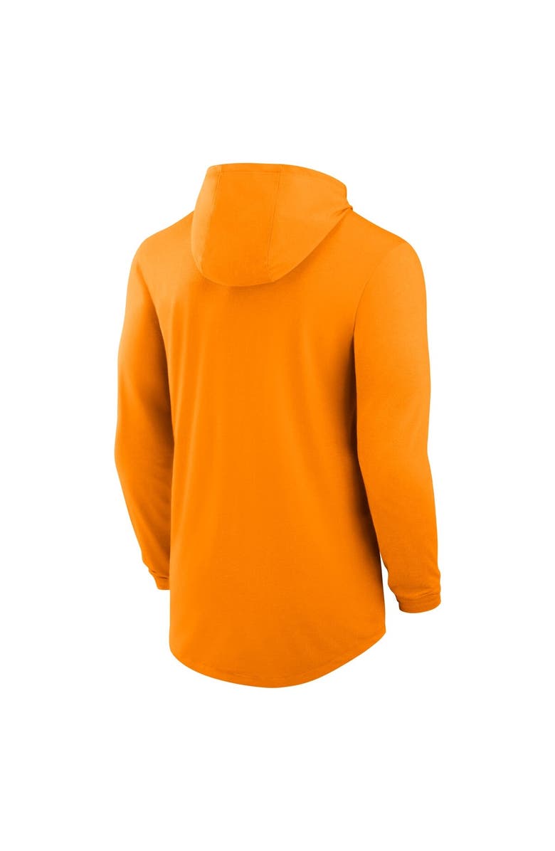 Nike Men's Nike Tennessee Orange Tennessee Volunteers Classic Arch Tri-Blend Performance Long Sleeve Hoodie T-Shirt, Alternate, color, Tennessee Orange