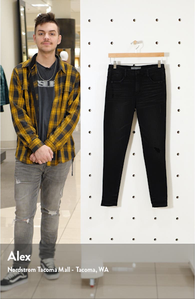 Ab-Solution High Waist Distressed Modern Ankle Skinny Jeans, sales video thumbnail