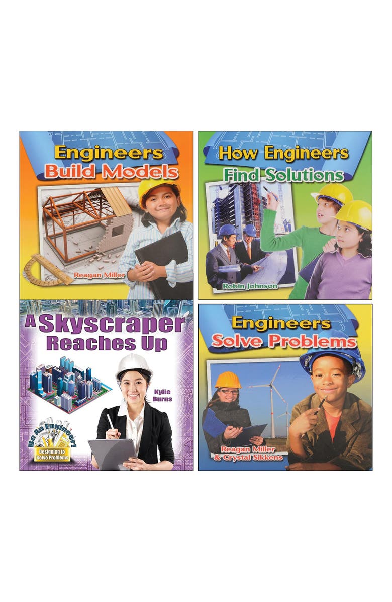 Kaplan Early Learning Company Learning About Engineers Books - Set of 4, Main, color, Multicolor