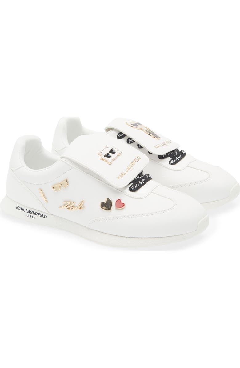 KARL LAGERFELD PARIS Margey Sneaker, Main, color, Bright White