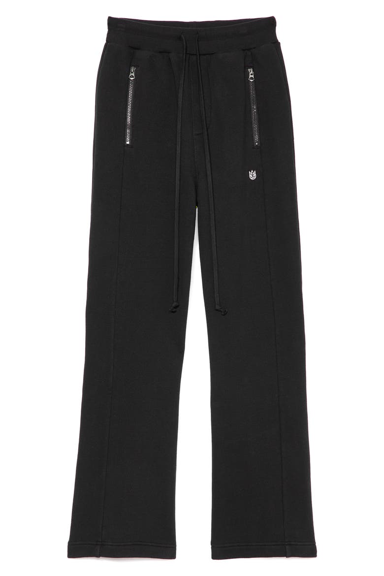 Oversize Cotton Sweatpants, Alternate, color, BLACK
