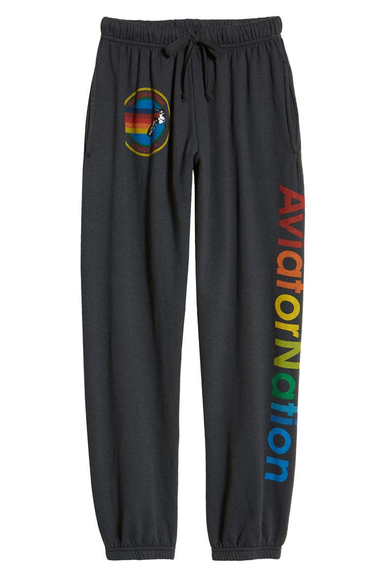Men's Logo Graphic Joggers, Alternate, color, CHARCOAL