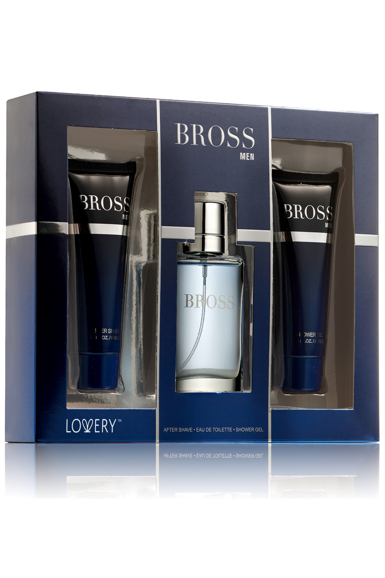 Bross Signature Beauty Spa Gift Set, Alternate, color, Dark Blue / Silver