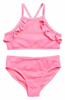 Angel Beach Kids' High Neck 2-Piece Bikini