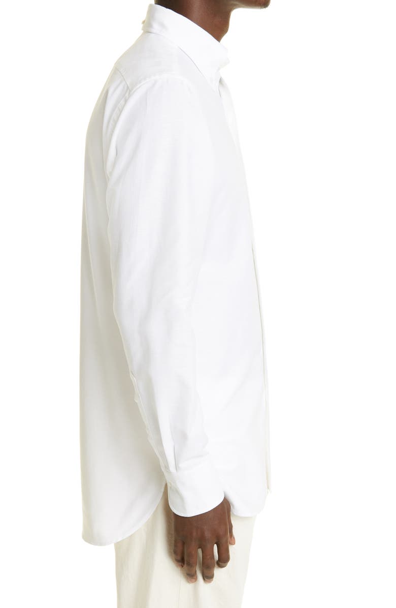 Drake's Oxford Cotton Button-Down Shirt, Alternate, color,