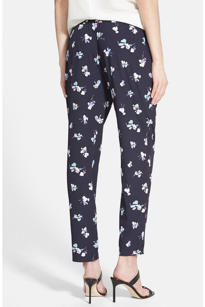 Soft Print Pants, Alternate, color, NAVY BLOSSOMS PRINT
