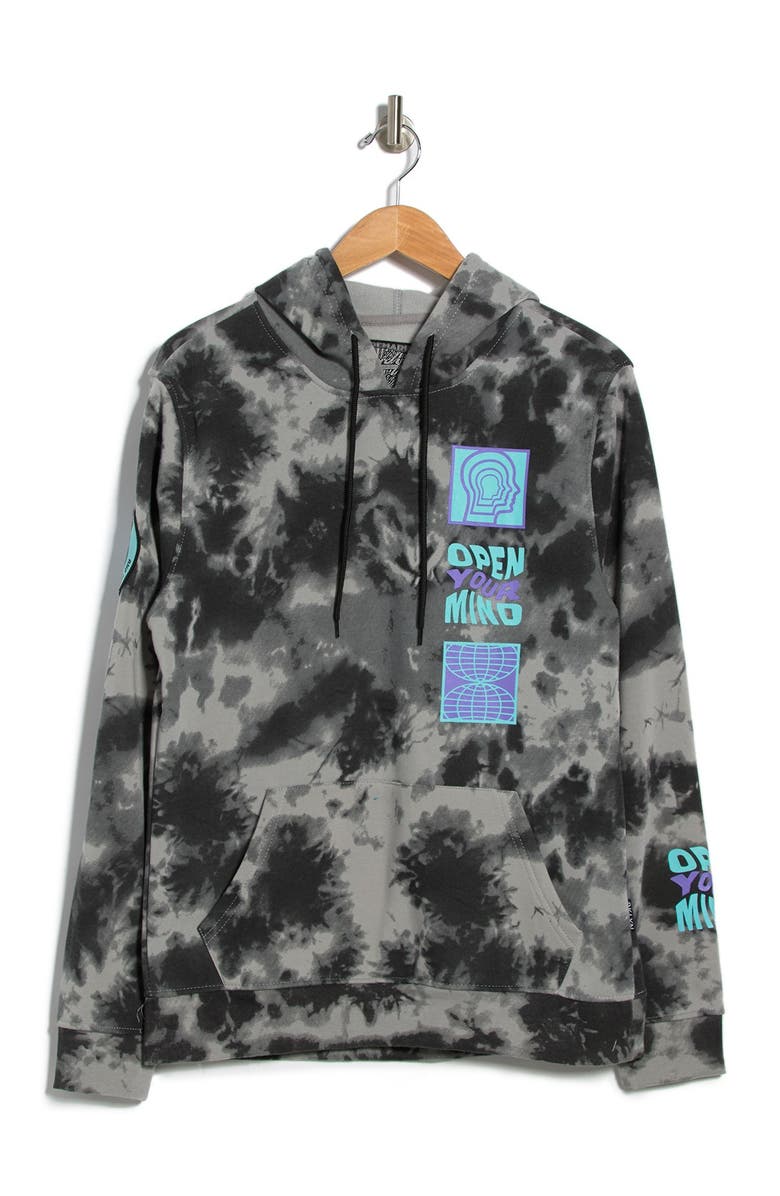 THE NARROWS Tie Dye Print Pullover Hoodie, Alternate, color, 