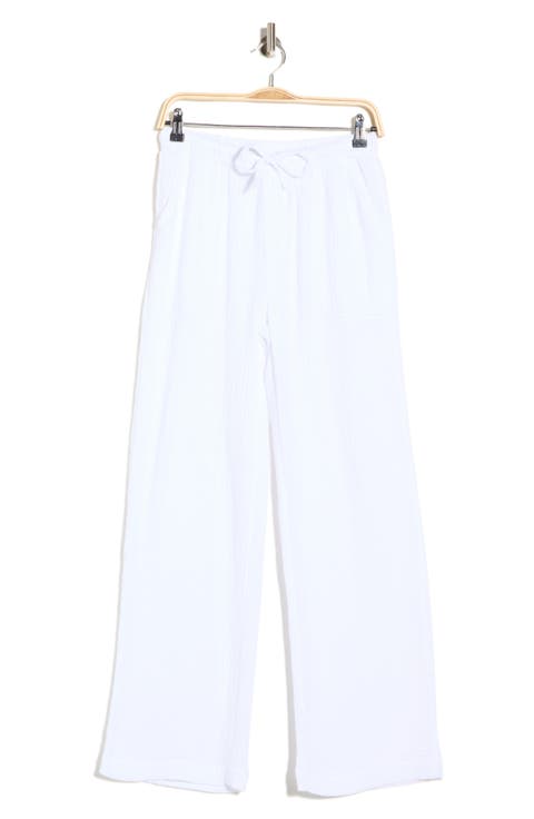 Gauze Wide Leg Pants