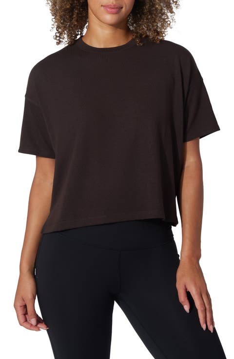 Peached Jersey Deluxe Boxy Cropped Tee