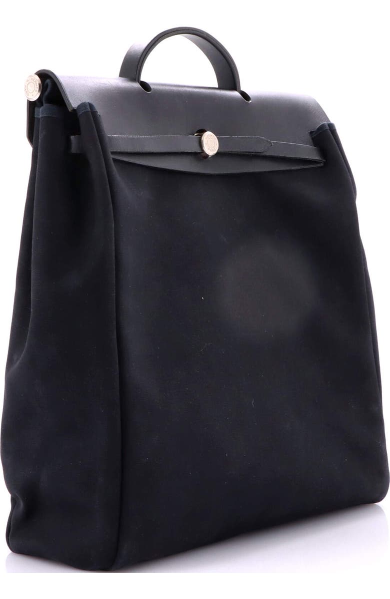 Pre-Owned Hermes Herbag Toile and Leather GM, Alternate, color, Noir