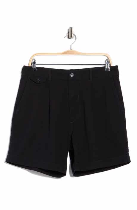 BUCK MASON Lightweight Seersucker Cotton Shorts