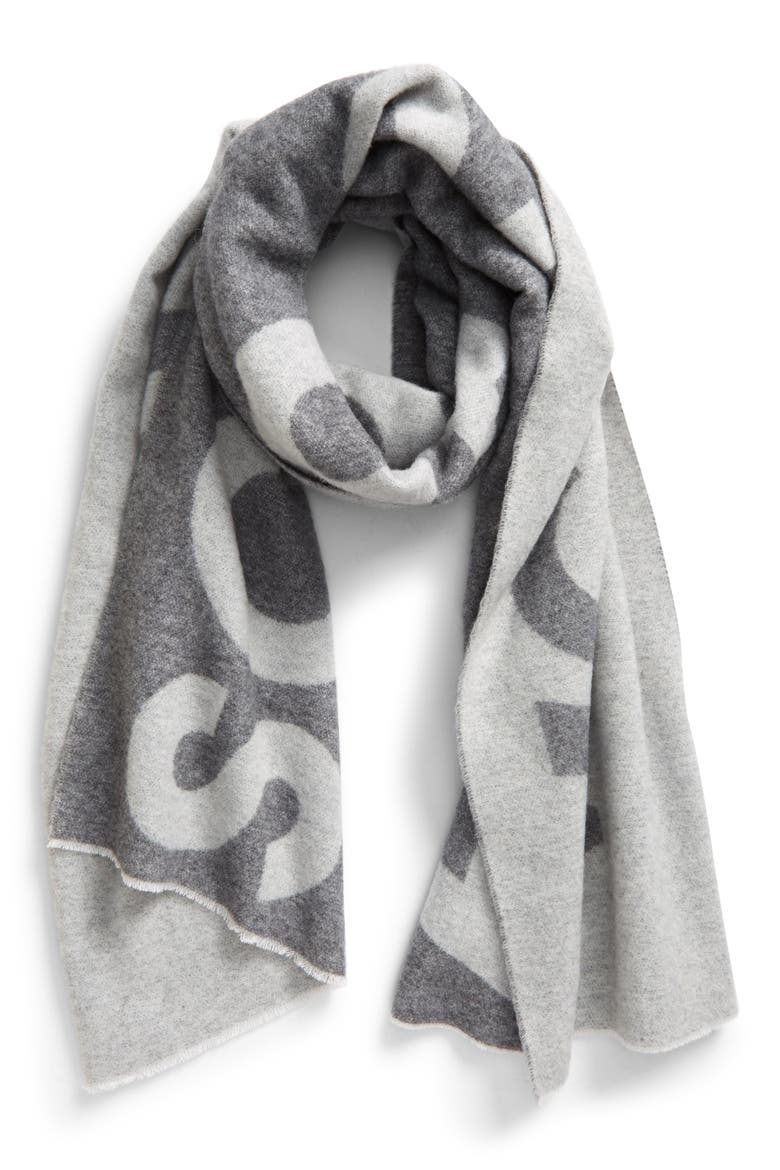 Toronty Logo Scarf, Alternate, color, GREY