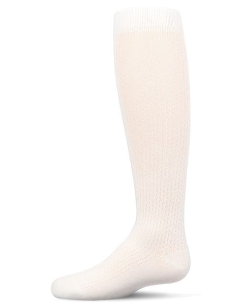 Pointelle Dot Knee High Socks (Toddler, Little Kid & Big Kid)