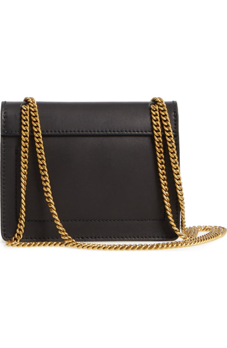 Madewell Chain Leather Crossbody Bag, Alternate, color,