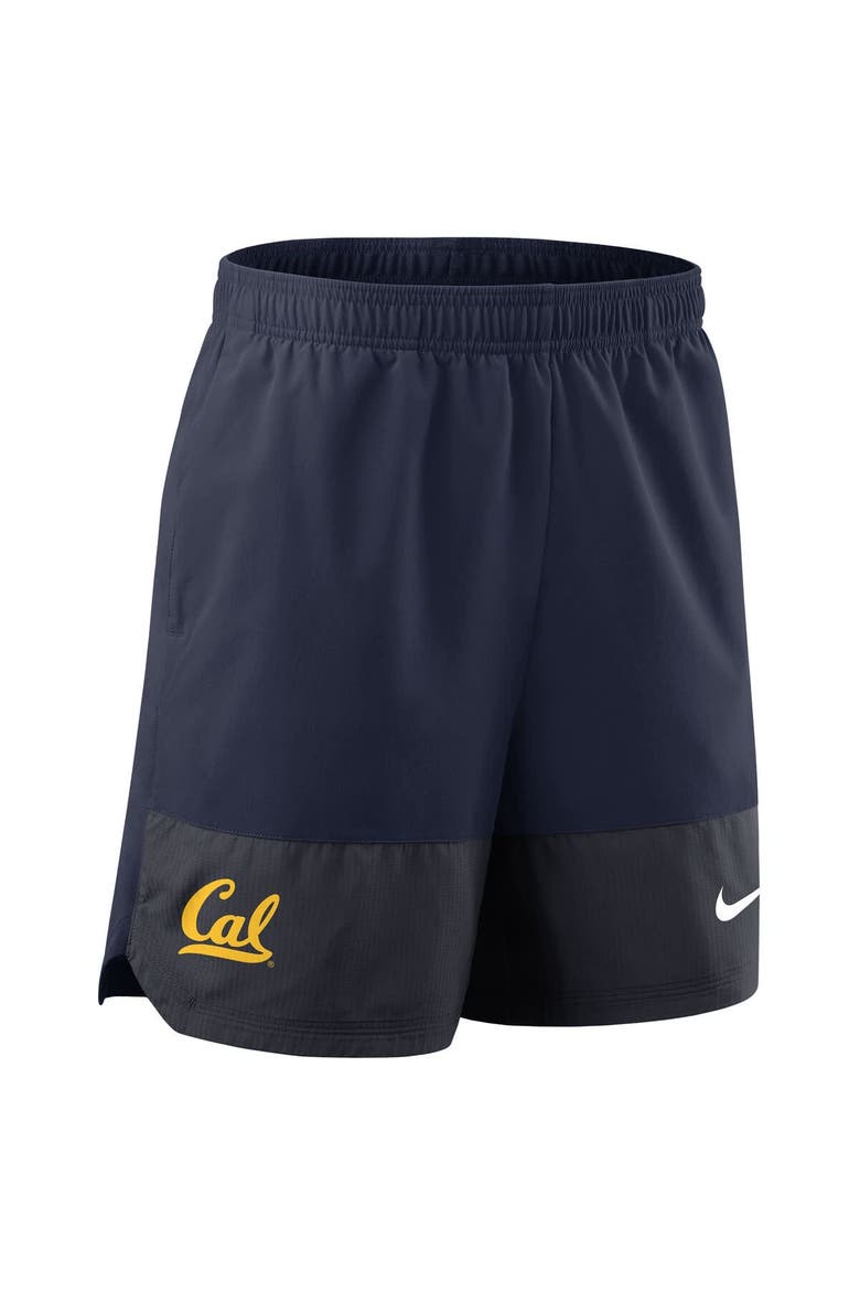 Men's Nike Navy Cal Bears 2025 Sideline Performance Shorts, Alternate, color, Navy
