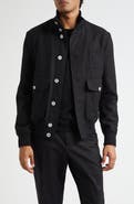 Dolce&Gabbana Linen Canvas Blouson Jacket
