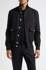 Dolce&Gabbana Linen Canvas Blouson Jacket