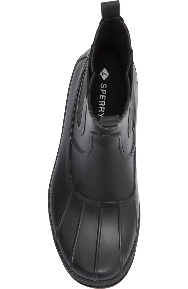 Sperry Clifton Waterproof Chelsea Duck Boot, Alternate, color, Black