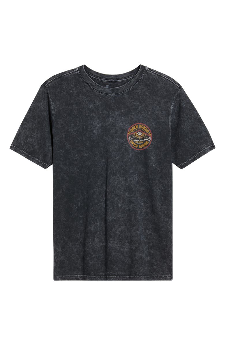 Roark Open Roads Open Minds Graphic T-Shirt, Alternate, color, Black