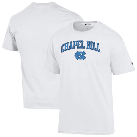 Men's  Champion  White North Carolina Tar Heels Chapel Bill T-Shirt