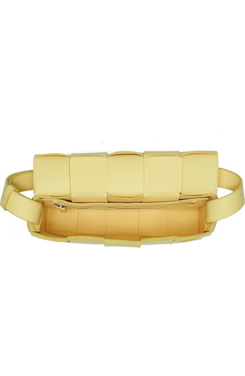 Bottega Veneta Intrecciato Leather Crossbody Bag, Alternate, color, Sherbert