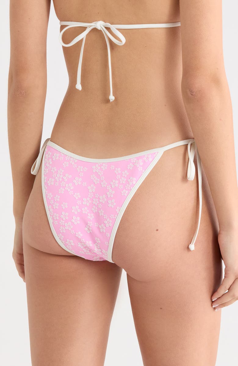 Kulani Kinis Dipped Side Tie Bikini Bottoms, Alternate, color, Sugar Sprinkle