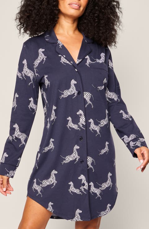 Zebre de Nui Pima Cotton Nightgown