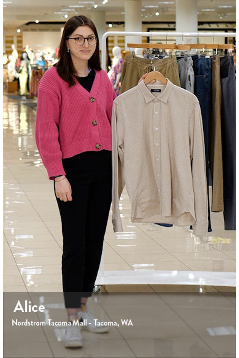Star Dot Print Cotton Button-Up Shirt video