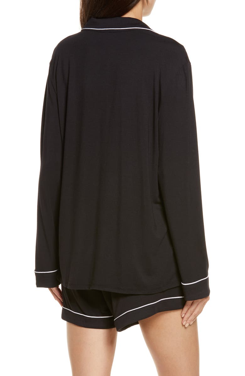 Moonlight Eco Long Sleeve Stretch Modal Short Pajamas