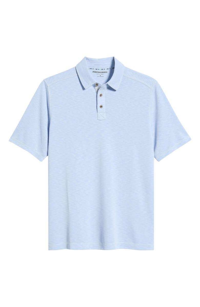 Johnston & Murphy Vintage Slub Polo, Main, color,