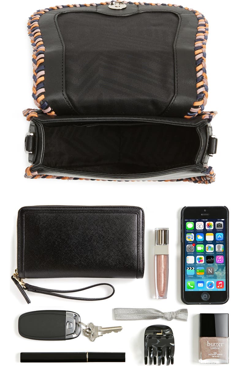 Rebecca Minkoff Chase Leather Saddle Bag, Alternate, color,