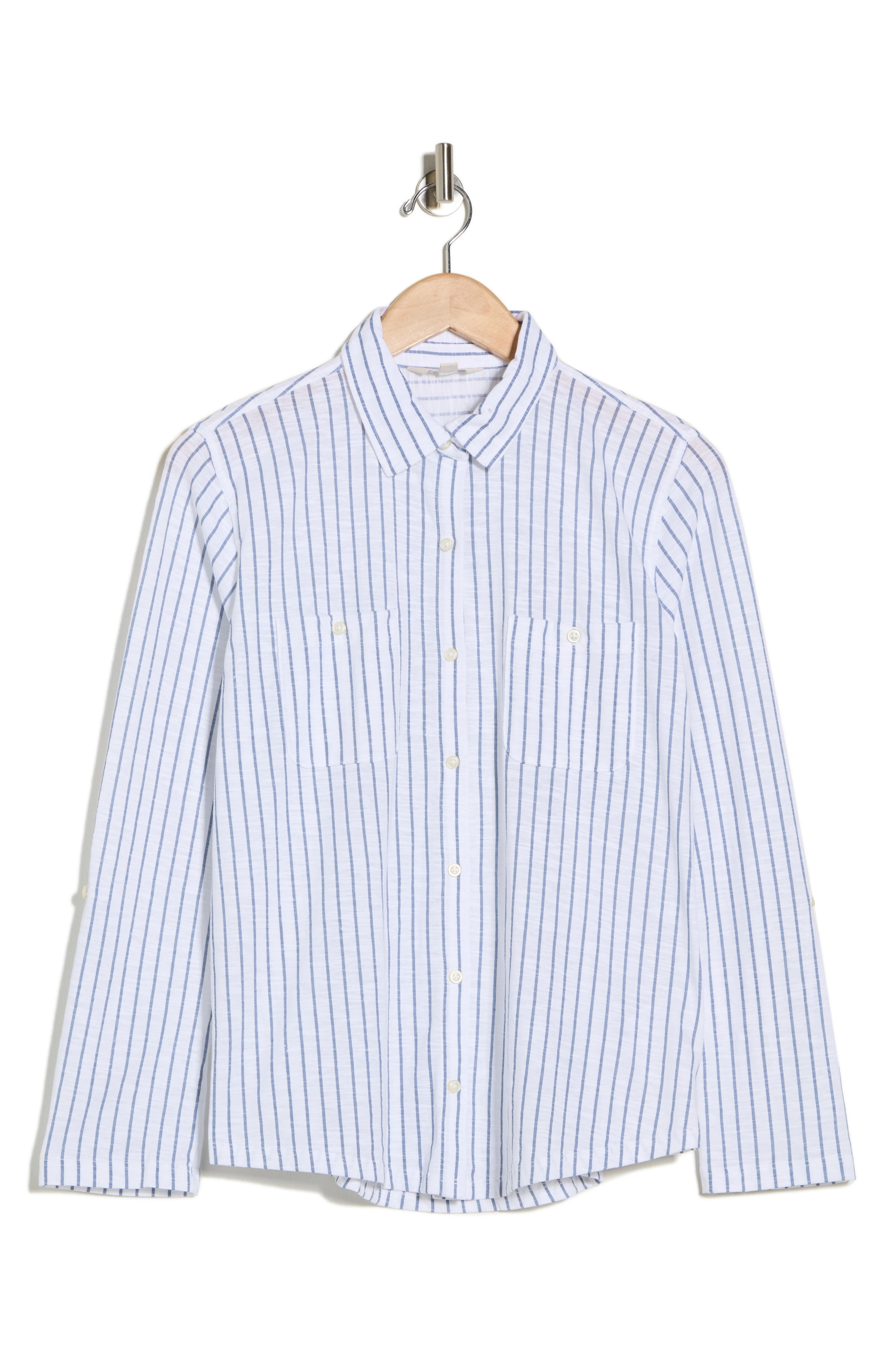Lucky Brand Knit Button Up Shirt