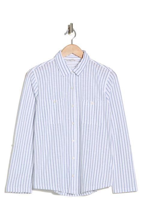 Knit Button Up Shirt