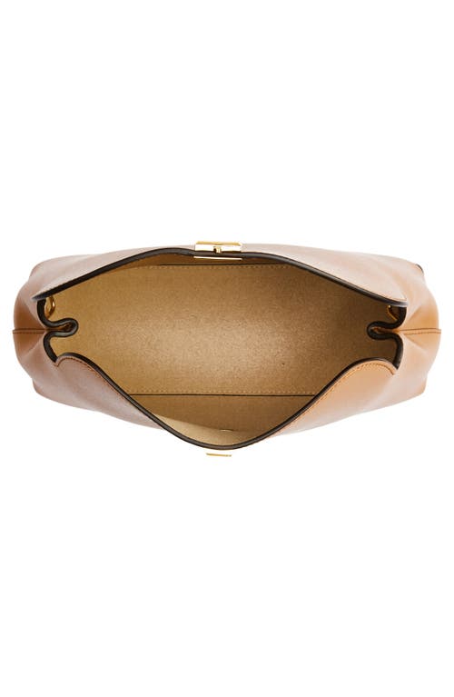Totême Toteme Palmellata T-lock Leather Clutch Crossbody