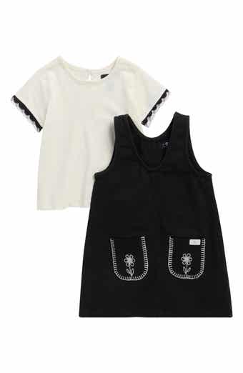 Kids' T-Shirt & Denim Dress Set