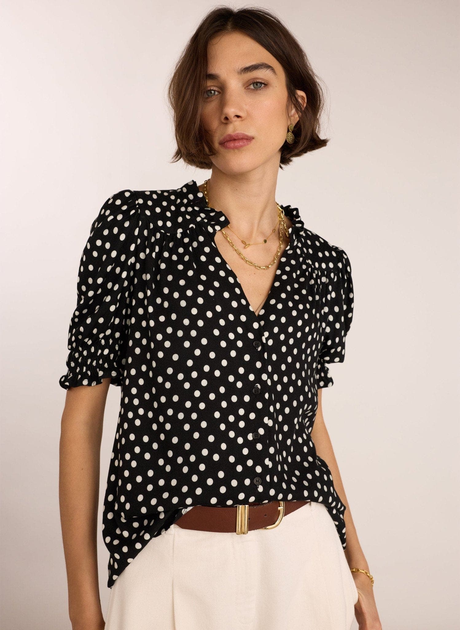 selected Black Polka