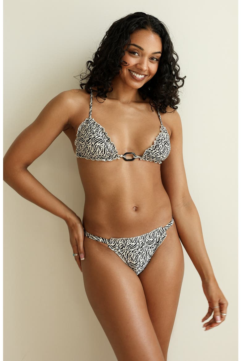 Runaway Triangle Bikini Top, Main, color, Wild Child