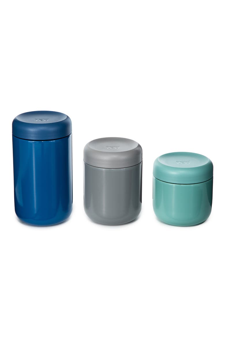 Leo 3-Piece Food Container Set, Main, color, MULTICOLOR