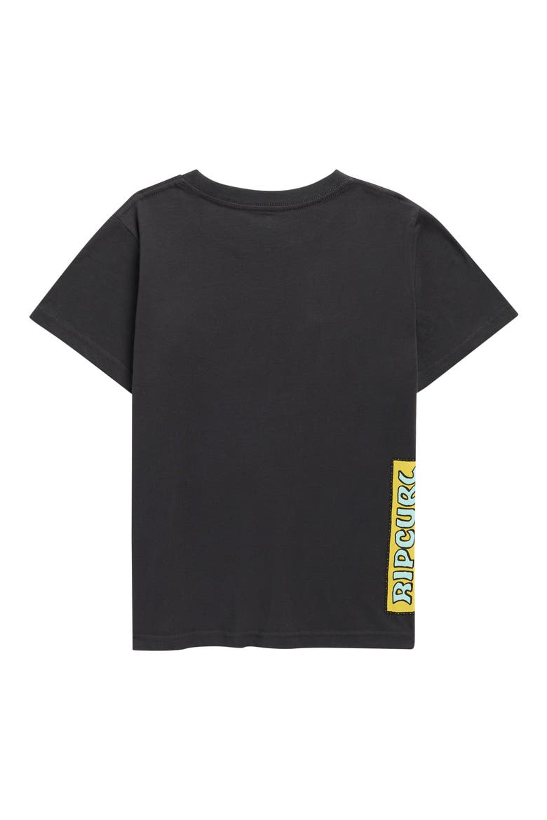 Kids' Sunset Sesh Graphic T-Shirt, Alternate, color, WASHED BLACK