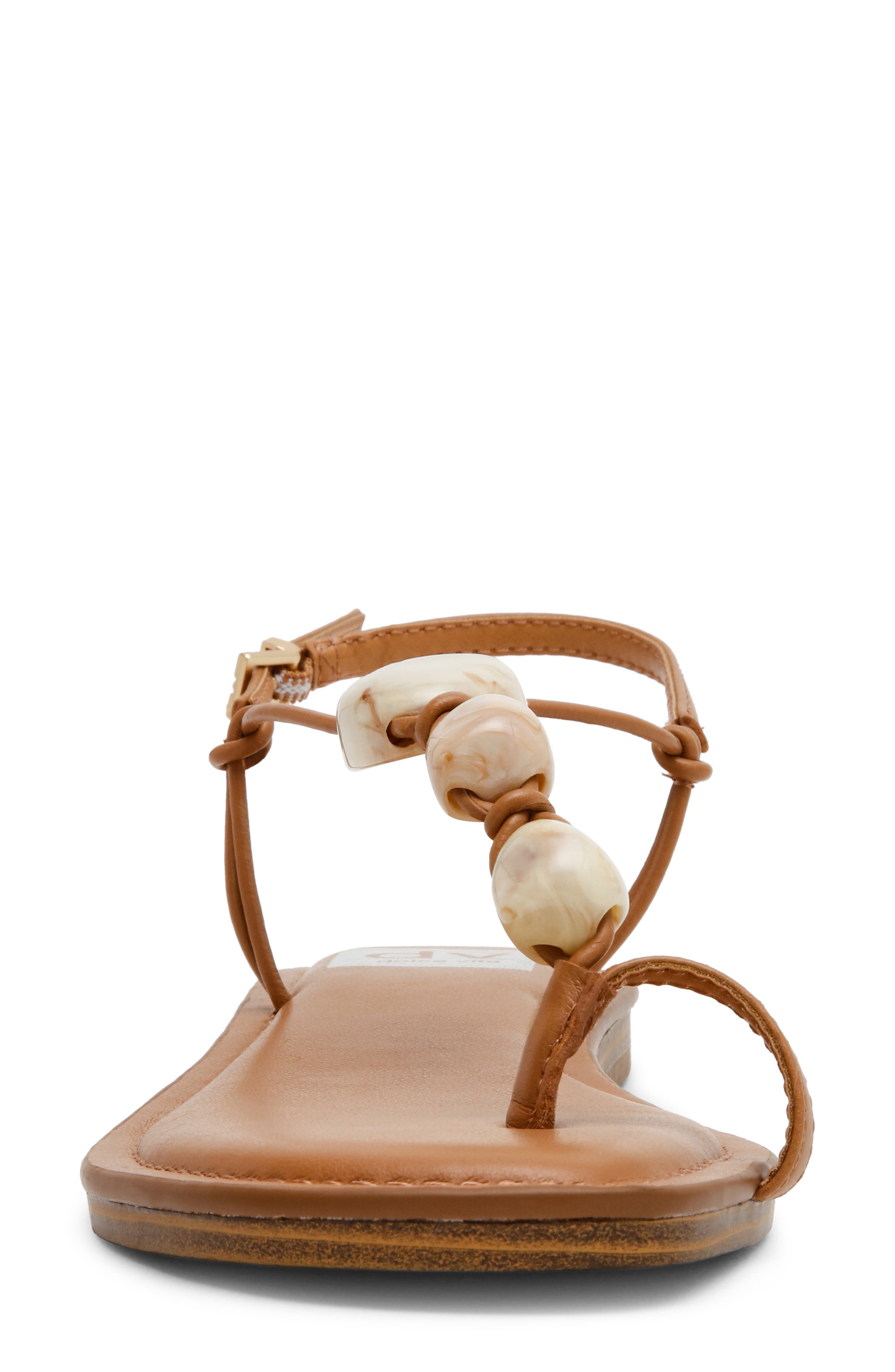 Jazi Toe Loop Sandal, Alternate, color, TOFFEE MULTI