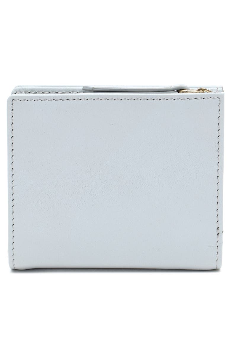 Thacker Lexi Bifold Leather Wallet, Alternate, color, Maldives Blue