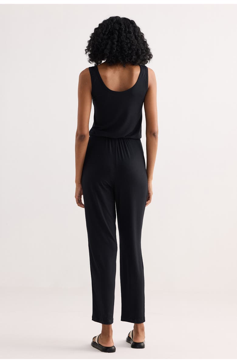 Reistor Relaxed Drawstring Jumpsuit, Alternate, color, Black