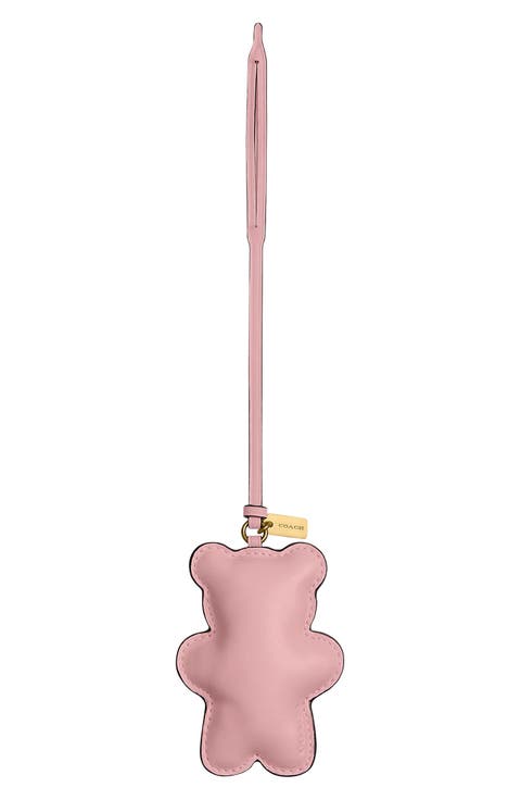 Puffy Bear Leather Bag Charm
