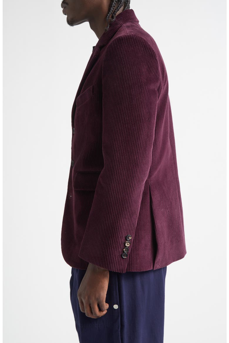 Corduroy Suit Jacket, Alternate, color, DARK PURPLE