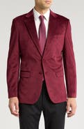 Tahari Slim Fit Velour Blazer