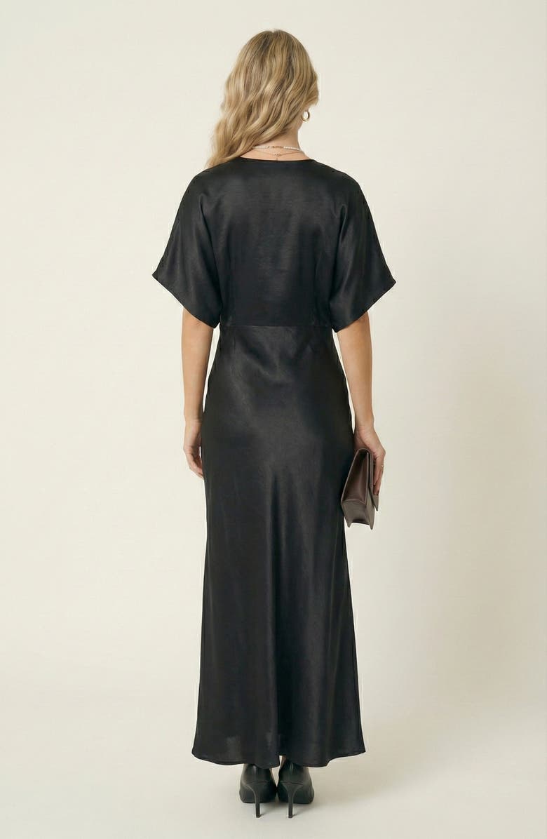 Modenaire Flowy Maxi Dress, Alternate, color, Black