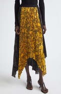 Proenza Schouler Paulina Pleated Georgette Midi Skirt